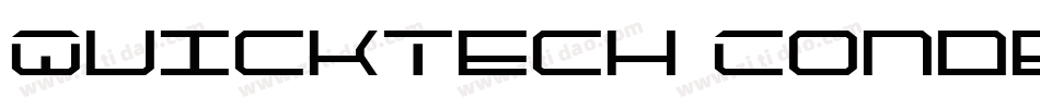 QuickTech Condensed字体转换